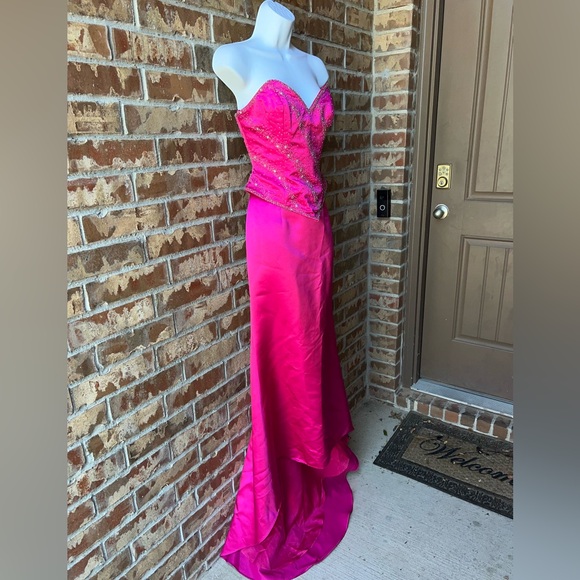 JASZ COUTURE BY ADAIGO BELLA 2-piece PINK SKIRT SET SIZE 4 - Picture 6 of 14